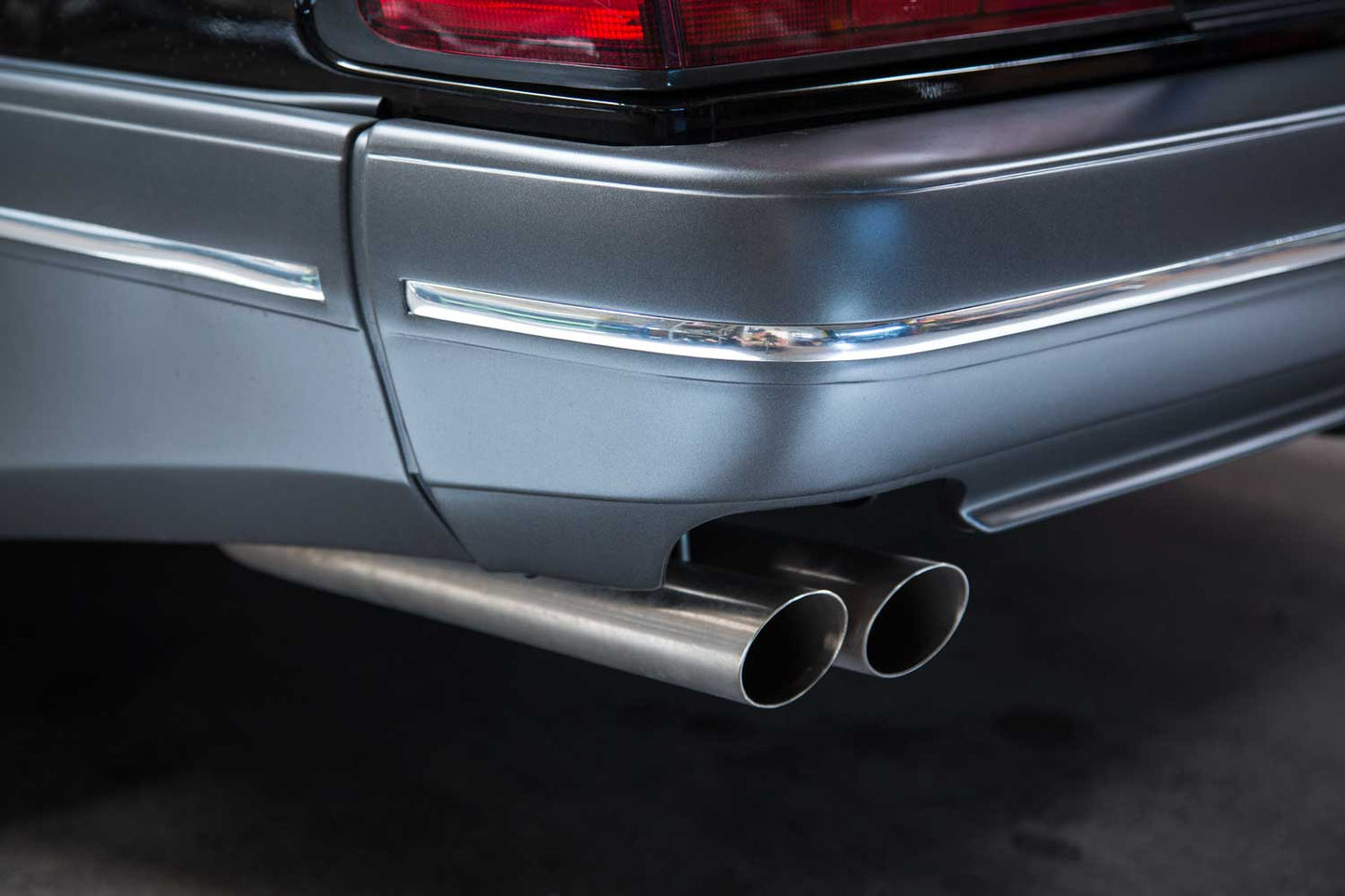 Heuschmid Edelstahl Doppelrohr-Auspuffanlage inkl. Flammrohr für Saab 900 Turbo mit Kat