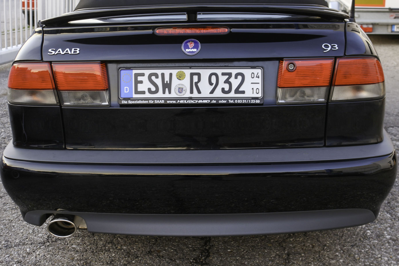 Heuschmid Edelstahl Auspuffanlage für SAAB 9-3 Viggen Aero und alle 9-3 bis 2003