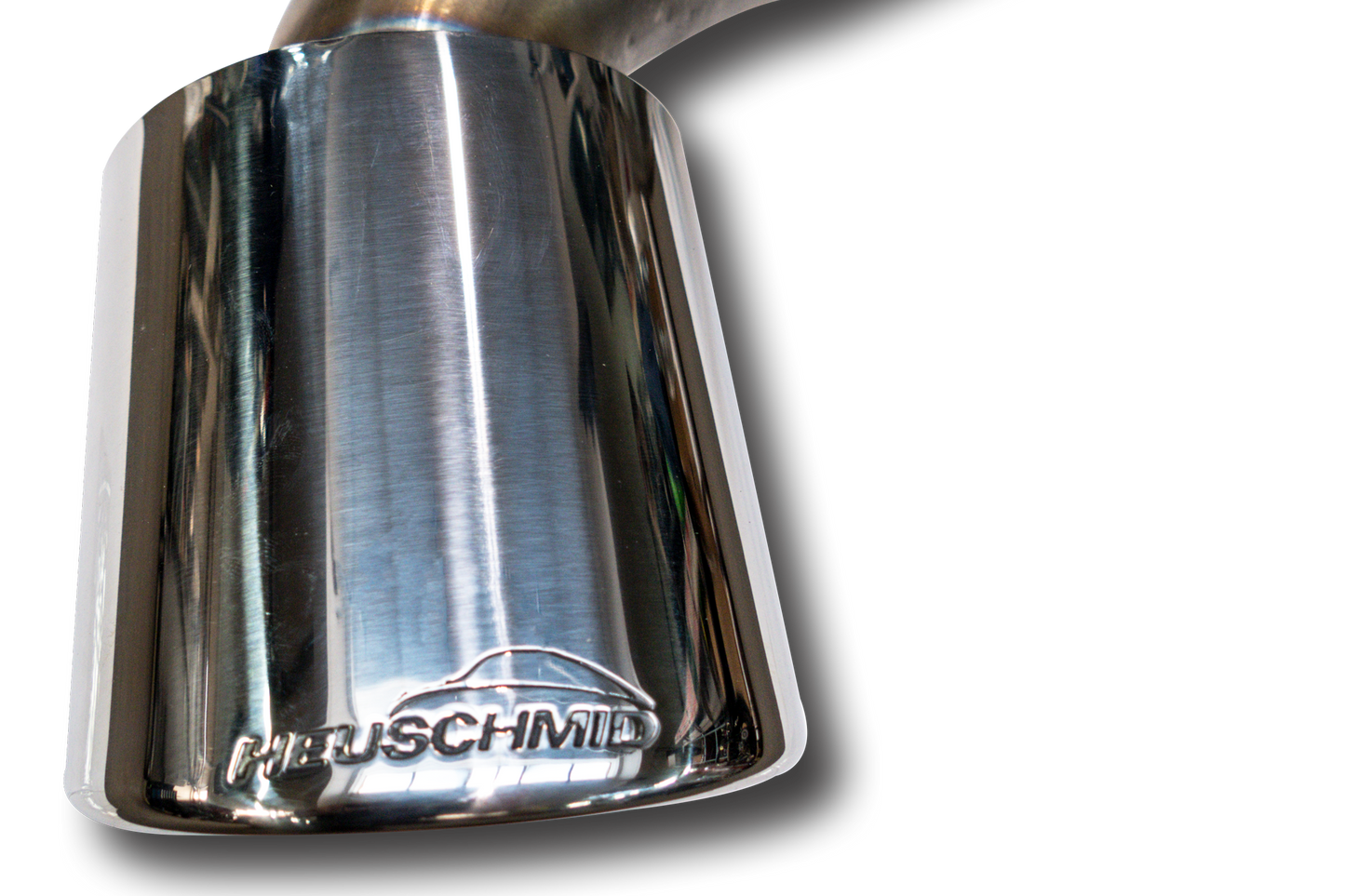 Heuschmid stainless steel single-pipe exhaust system from cat. All models including flexible pipe for SAAB 9000