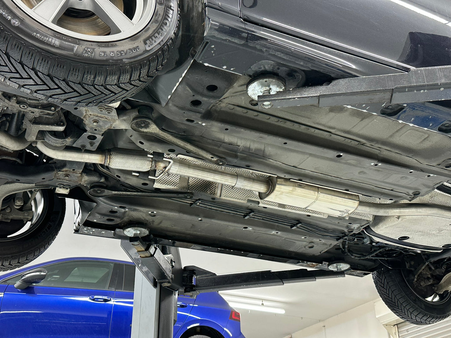 Heuschmid Edelstahl Doppelrohr-Auspuffanlage für SAAB 9-3 58L